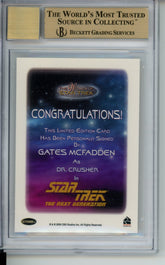 2010 Women of Star Trek Autograph Gates McFadden Very Limited Auto BGS 9.5/10